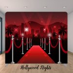 Hollywood Nights Photo Booth Backdrop