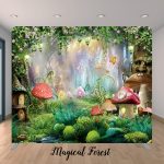 Magical Forest Photo Booth Backdrop